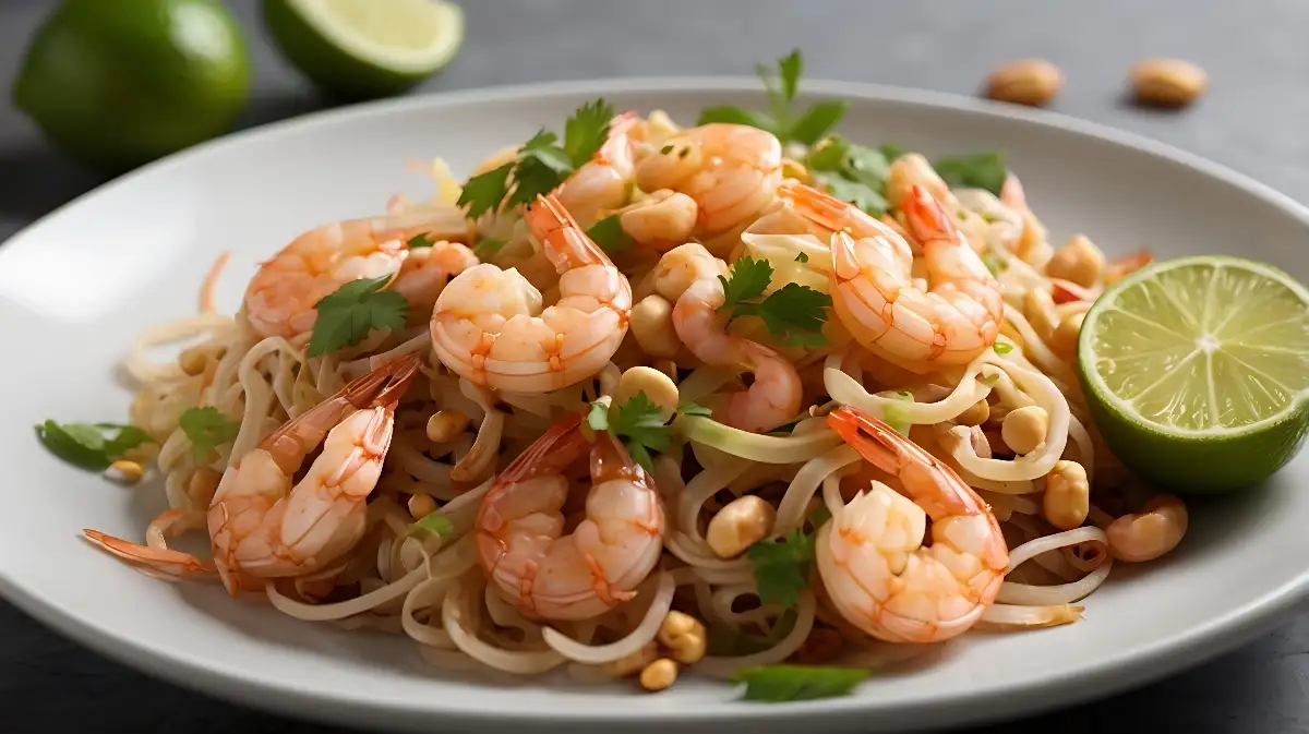 Pad thaï gambas